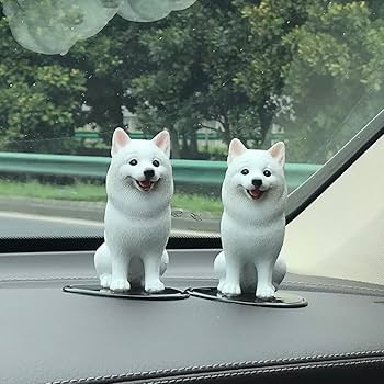 Amazon.co.jp: カーデコレーション 置物 ダルメシアン 車内置物 犬